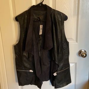 Jeans by Buffalo Pleather/faux suede vest Size:L
